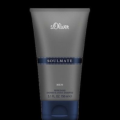 S Oliver Man soulmate refreshing shower & shave shampoo For man 150Ml