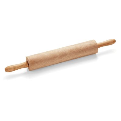 Teigrolle Nudelholz aus Holz mit Kugellager Rolle 45 cm Gastlando WAS