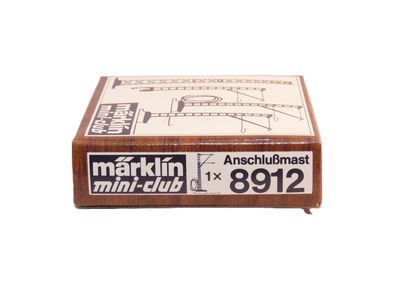 Märklin mini-club 8912 - Oberleitung Anschlussmast Halteplatte Spur Z 1:220 - OVP 2