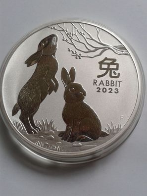 Original 30$ 2023 Australien Lunar Hase 1kg Kilo 999er Silber 30 Dollars 2023
