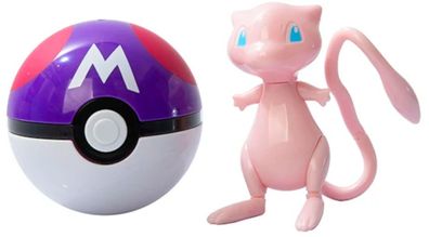 Pokéball mit Pokémon-Figuren (Modell: Mew)