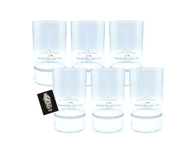 Martin Miller s Gin Glas 6er Set Gläser / Longdrink