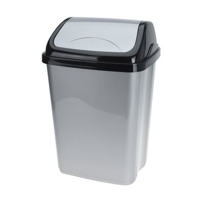 Abfalleimer m. Schwing Deckel - 16 L / klein - Müll Eimer Tonne Sammler Behälter