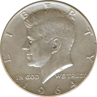 USA Half Dollar 1964 John F. Kennedy Silber*