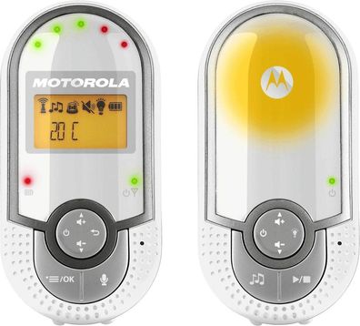 Motorola Audio Babyphone MBP 16 Schlaflieder Abhörsicher weiß