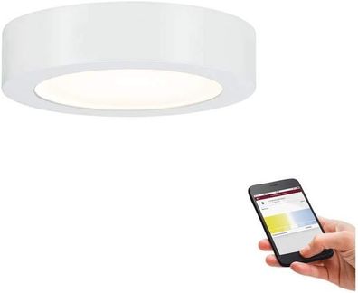 Paulmann SmartHome LED-Panel Nox 10,5W Weiß matt mit Weißlichtsteuerung