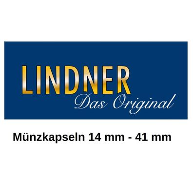 Caps / Münzkapseln Lindner "Original" 27,5 mm für deutsche 5 Euro ab 2016