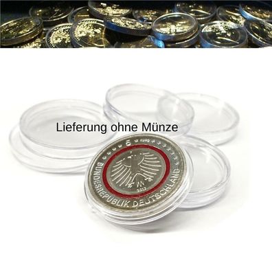 Münzkapseln / Kapseln Größe 27 mm für 5 Euro Münzen Subpolare Zone und vorige