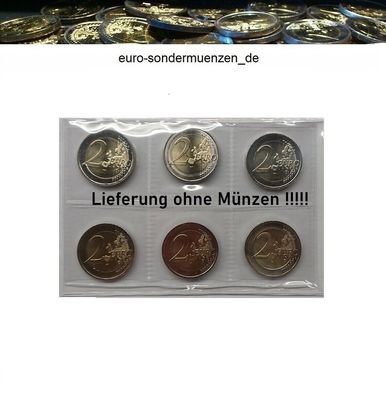 25 Münzblister / Münzschuber / Münzhüllen z. Bsp 2 Euro, 5 Euro, Dollar, Quarter