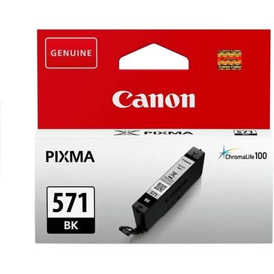 Canon Ink CLI-571BK CLI571BK Black Schwarz (0385C001)