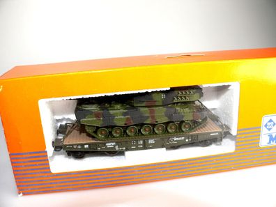 h0 Roco Minitanks 802: Schwerlastwagen + Leopard 2, neu