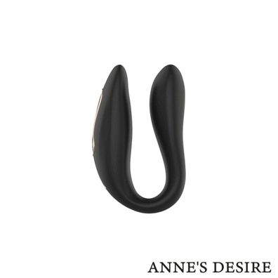 ANNE'S DESIRE DUAL Pleasure Wirless Technology Watchme BLACK/ GOLD