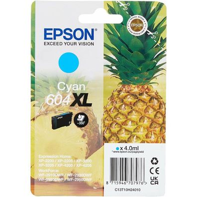 EPSON 604XL Tintenpatrone cyan C13T10H24010 Epson XP-2200
