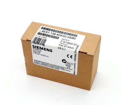 Siemens 6ES7138-4DE02-0AB0 Simatic DP, Elektronikmodul für ET 200S, 1 count 5V/5