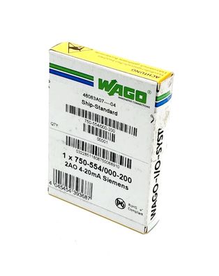 Wago 750-554/000-200, 2-Kanal-Analogausgang, 4 … 20 mA, 2AO