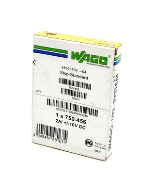 Wago 750-456, 2-Kanal-Analogeingang, DC ±10 V, Differenzeingang