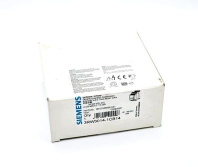 Siemens 3RW3014-1CB14 SIRIUS Sanftstarter, S00, 6A, 3KW/400V