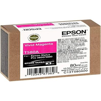 EPSON T580A vivid magenta Tintenpatrone