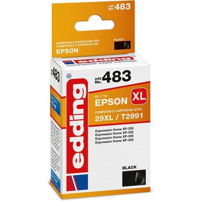 edding EDD-483 schwarz Tintenpatrone ersetzt EPSON 29XL / T2991XL