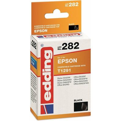 edding EDD-282 schwarz Tintenpatrone ersetzt EPSON T1291L