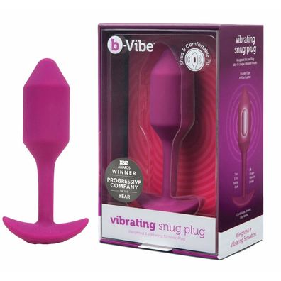 b-Vibe Vibrating Snug Plug M Rose