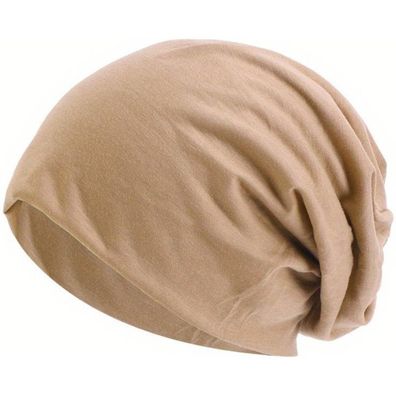 Khaki Jersey Chemomütze - Rutschfeste Atmungsaktive Beanie Mütze - Kopfbedeckung