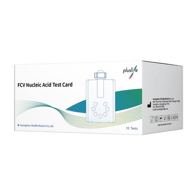 Pluslife FCV Nucleic Acid Test Card - 10 Test| Packung (10 Stück)