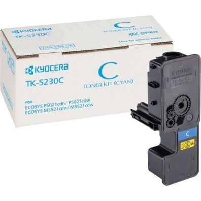 Kyocera Cartridge TK-5230 TK5230 Cyan (1T02R9CNL0)