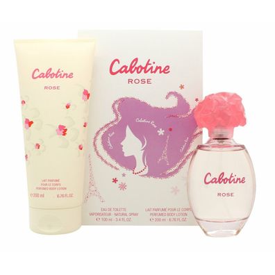 Gres Parfums Cabotine Rose Geschenkset 100ml EDT + 200ml Body Lotion