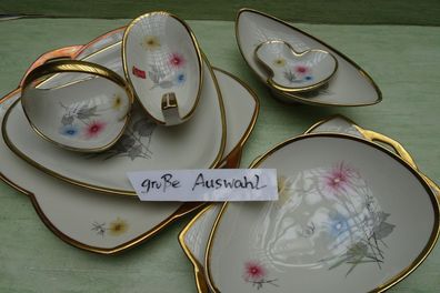 alka Kunst Alboth & Kaiser Serie Rhapsodie Blütendekor Platten Schalen Zierteller