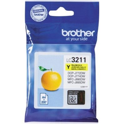 Brother Ink LC 3211 Yellow Gelb (LC3211Y)
