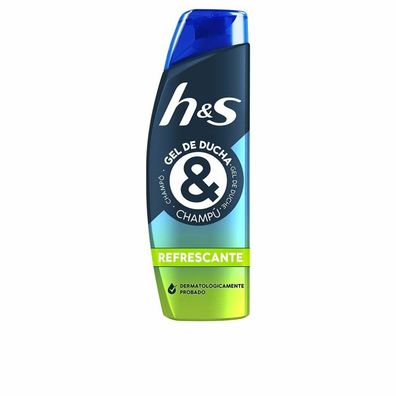 H&S Refreshing Anti-Dandruff Shower Gel & Shampoo 300ml