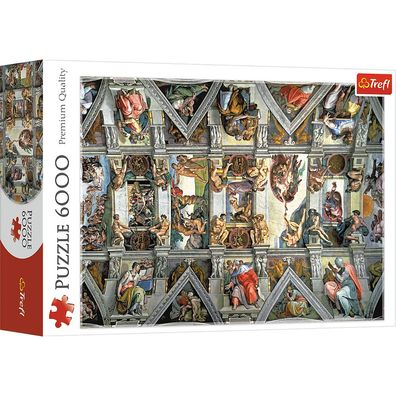 Trefl 65000 Michelangelo Buonarroti Sistine Chapel ceiling 6000 Teile Puzzle