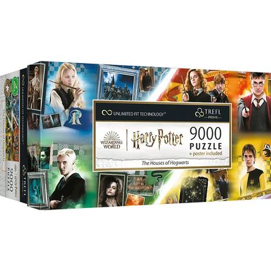 Trefl 81023 Harry Potter - Die Häuser von Hogwarts 9000 Teile Puzzle