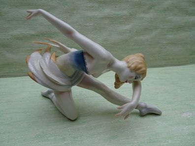 Hutschenreuther Granget Ballerina Der sterbende Schwan ca 19,5 x 28 cm
