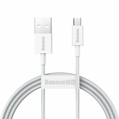 Baseus Superior Series Kabel USB zu micro USB, 2A, 1m (weiß)