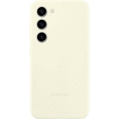 Silicone Case (creme, Samsung Galaxy S23)