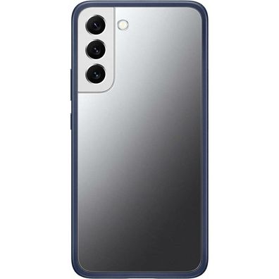 Frame Cover (blau/ transparent, Samsung Galaxy S22 + )