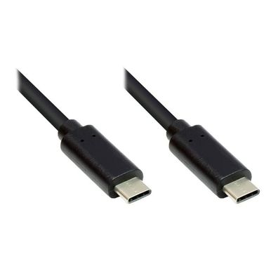 goobay USB C Kabel 2,0 m schwarz