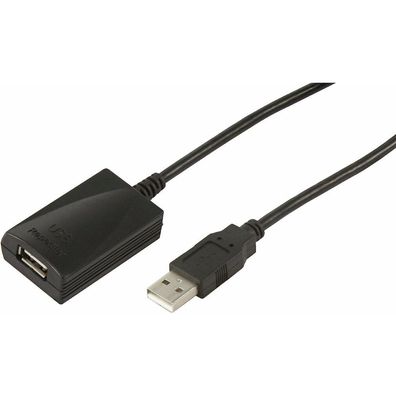 goobay USB 2.0 A Kabel 5,0 m gold