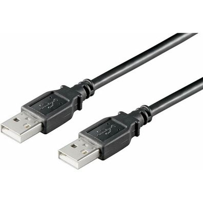 goobay USB 2.0 A Kabel 3,0 m schwarz