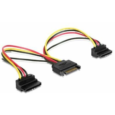 Y-Kabel Power SATA 15 Pin > 2 x SATA HDD (15cm)