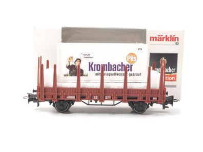 Märklin H0 94306 Sonderwagen Güterwagen Rungenwagen "Krombacher" 336 1 328-0 DB