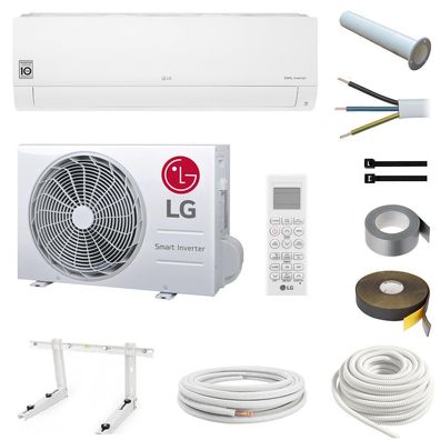 LG Standard 2 Klimaanlage S09ET 2,5 kW mit Montageset (Optional)