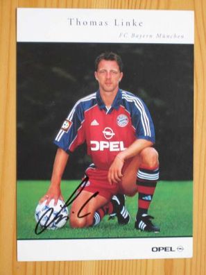 FC Bayern München Saison 00/01 Thomas Linke Autogramm!!