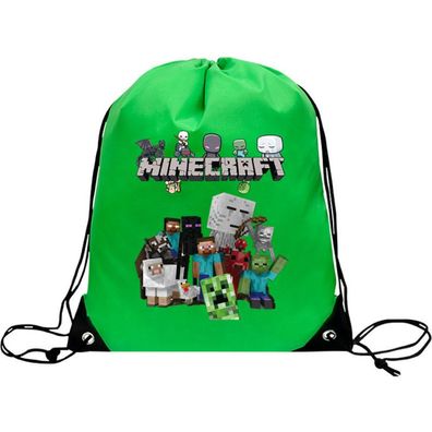 Grüne Kinder Minecraft Schulbeutel - Jugend Turnbeutel Sporttaschen Sportbeuteln