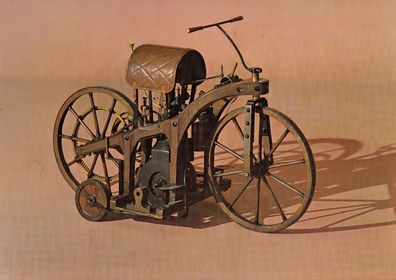 Daimler Niederrad 1885, Kunstdruck / Foto