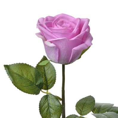 Clayre & Eef Kunstblume Rose 44 cm Violett Kunststoff (Gr. 44 cm)