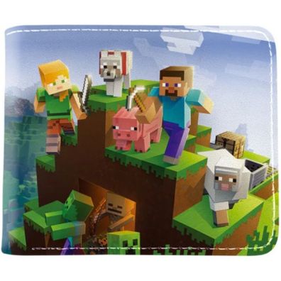 Minecraft Brieftaschen Geldbörsen Rucksäcke Portemonnaies mit Minecraft Sandbox