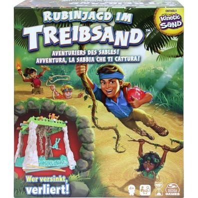 Rubinjagd im Treibsand - Abenteuerspiel mit original Kinetic Sand